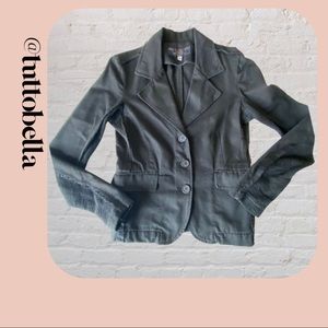 Juicy Couture Jeans Black Fitted Black Blazer Size Small